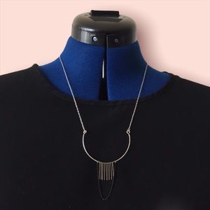Delicate mixed metal necklace